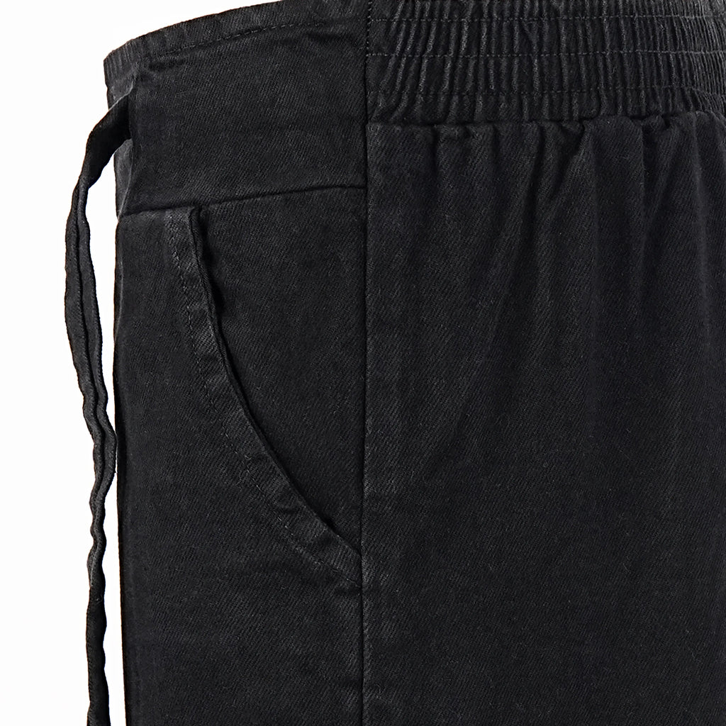 Women’s Wide Leg Drawstring Denim Pants - Set of 2 Pieces