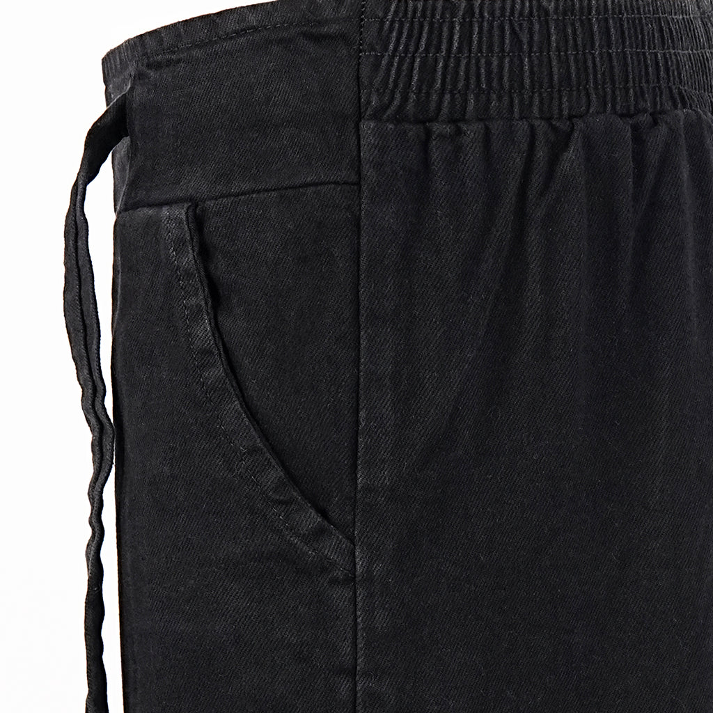Stylish Women’s Soft Denim Plazzo Pants - Black