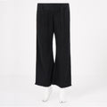 Stylish Women’s Soft Denim Plazzo Pants - Black