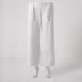 Stylish Women’s Soft Denim Plazzo Pants - White