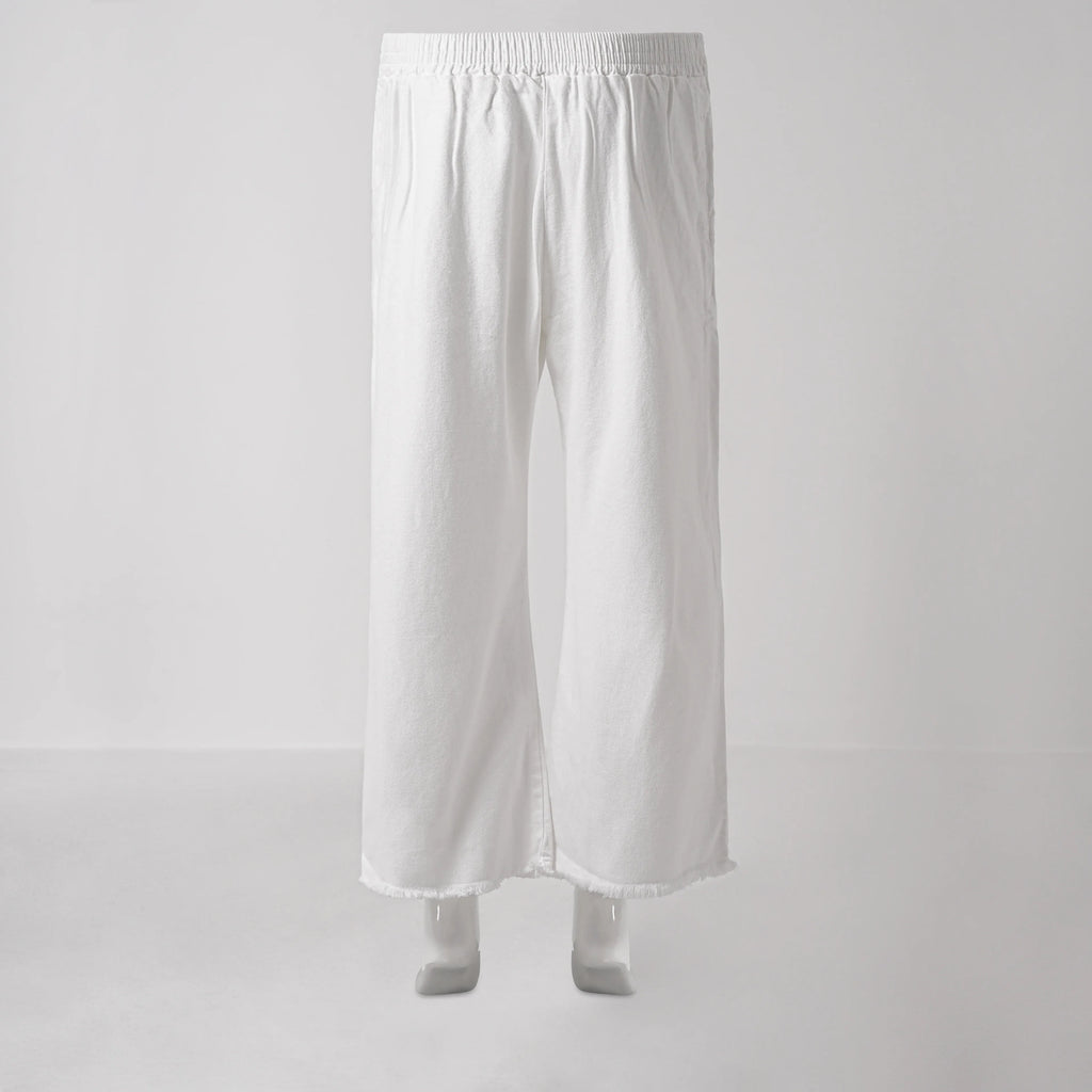 Women’s Wide Leg Drawstring Denim Pants - Set of 2 Pieces